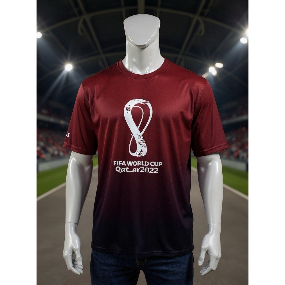 FIFA World Cup‎ 2022 Qatar Official Emblem Gradient Jersey Men's  XL NWOT Soccer